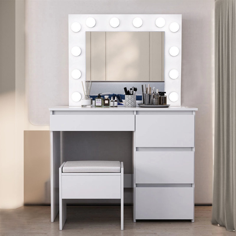 Randilynn Dressing Table with Mirror