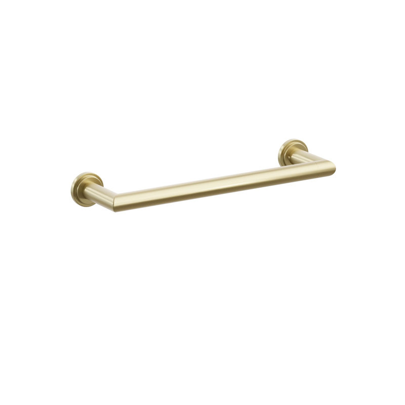 Barre à serviettes Emtek, H 1,75 po x l 13,75 po x P 3,25 po, Laiton satiné