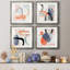 Cadre photo, ensemble d'impressions sur papier