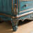 Retro multi-functional painted accent cabinet