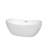 Rebecca 60'' x 32'' Soaking Acrylic Bathtub-26083744