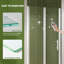 Portes de douche l 36 po x H 72 po Porte de douche sans cadre avec-101876677