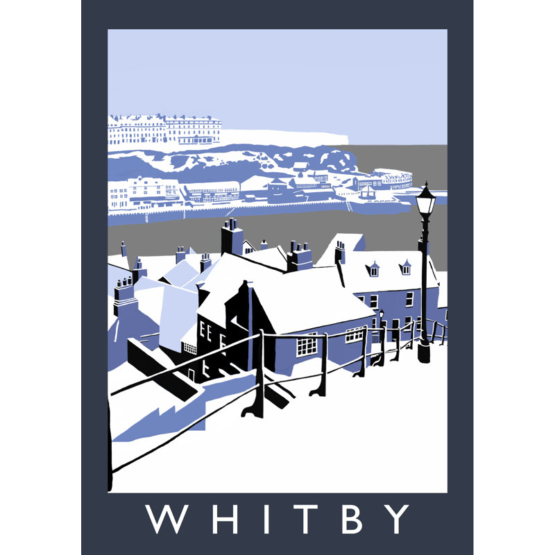 'Whitby 2' 1 Piece Wall Art, 40 cm H x 30 cm W x 1 cm D, No Frame