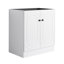 Meuble-lavabo autoportant et 2 portes d'armoire à fermeture en douceur (emballage KD) - sans le lavabo-178589382-178589381