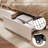 Bed Frame With 4 Drawers For Storage, Bedside Table, Pu Soft Headboard, Built-In Charging Station And Led Lights-1225535524-1225535525