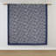 Ensemble complet de literie pour grand lit, draps en coton, motif cachemire bleu marine moderne pour la maison