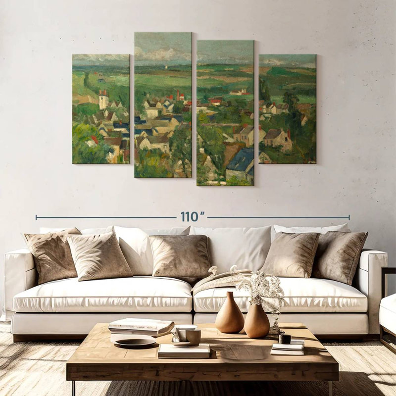 Vue panoramique d'Alvord Auvers, H 54 po x l 84 po