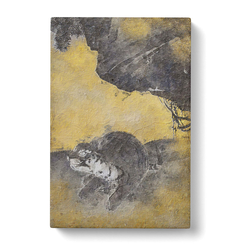 Tiger Cub by Maruyama Okyo - Wrapped Canvas Painting Print, 50cm H x 35cm W x 3cm D