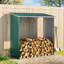 164cm W x 83cm D Metal Log Store-890734580