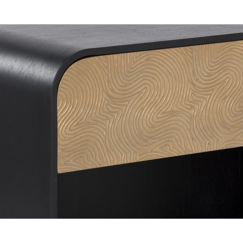ALGARVE 1 - Drawer Nightstand, Black