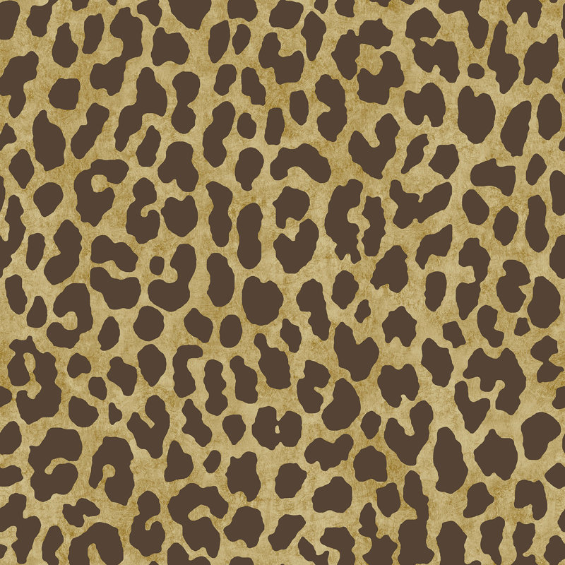 Papier peint adhésif RuLeopard, Brun