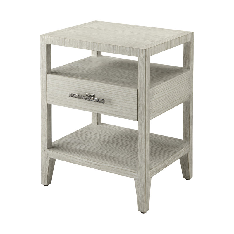 Breeze 1 - Drawer Solid Wood Nightstand