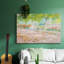 Paysage rétro - LXI, reproduction sur toile encadrée-199403748-199254828