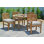 Huntington 5pc Teak Outdoor Dining Set with Sunbrella Cushion