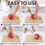 Zulay Kitchen Apple Corer Durable Apple Corer Remover Stainless Steel Cupcake Corer-60834125