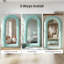 Miroir de plancher en bois manufacturé Jezell-142387186-134807599
