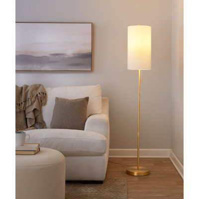 Kelci 62" Gold Metal Floor Lamp