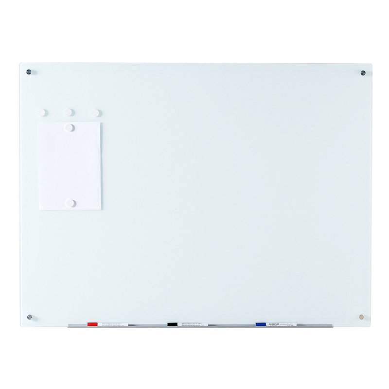 Tableau effaçable audio-visuel en verre magnétique direct, 36 po x 48 po