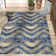 Tapis intérieur / extérieur bleu Tomlinson