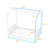 Velvet House Bed With Playhouse Design And Slats-1639414861-1639414857