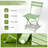 3-Piece Folding Bistro Set,Light Green-111216462