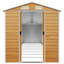 Buckhanon Garden Shed 191x895x198 cm Galvanised Steel-452833846