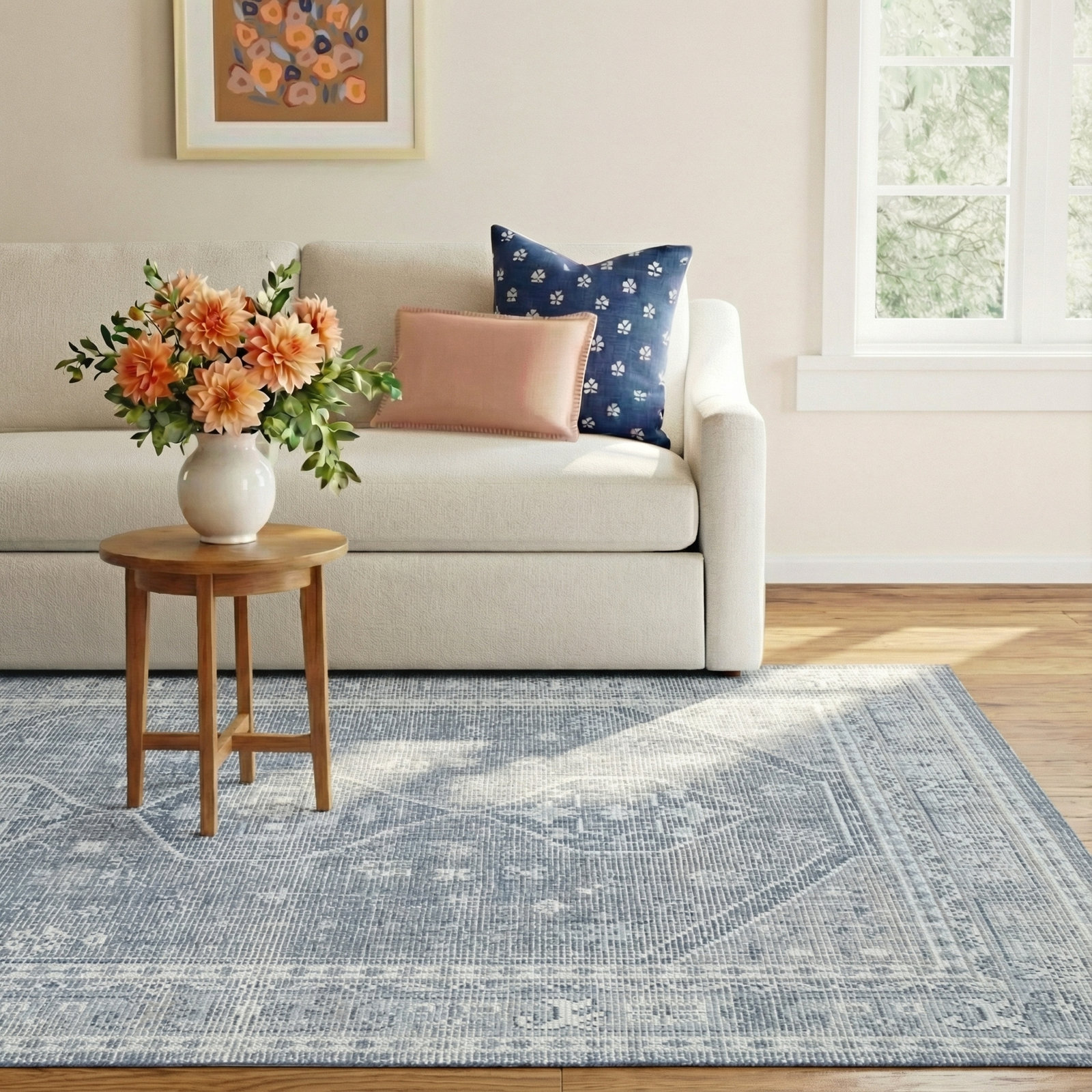 Ciro Hand-Woven Abstract Rug, Rectangle 7'6" x 9'6"