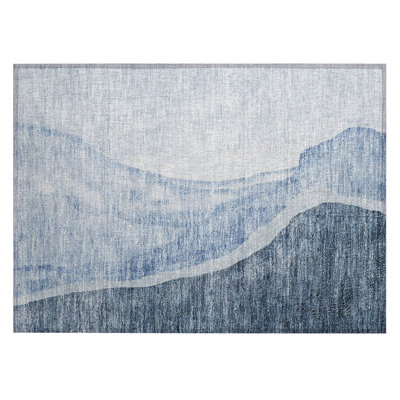 Charlsea Washable Abstract Indoor / Outdoor Rug