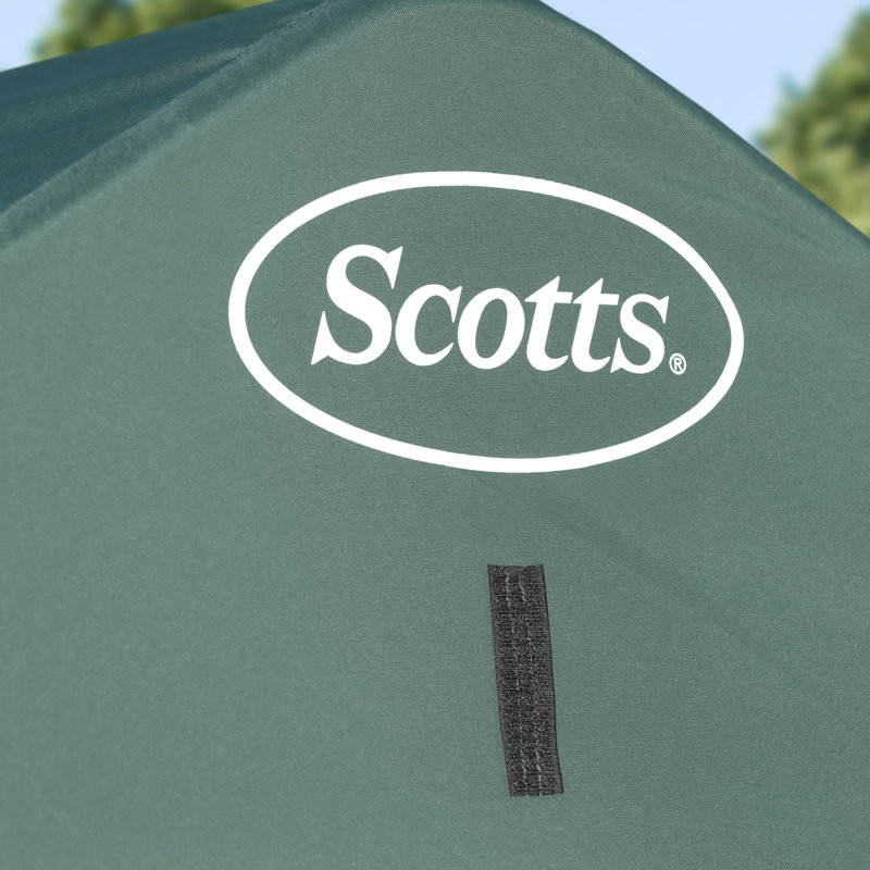 Scotts 4' x 4' x 6' Green Portable Garden Storage Shed Kit