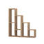 Anngelica 89cm H x 42cm W Particle Board Geometric Bookcase-2139233863