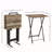 TV Trays For Eating Set Of 4 With Stand,Folding TV/Snack Tray Table Set,Folding TV Dinner Tables For Small Space
