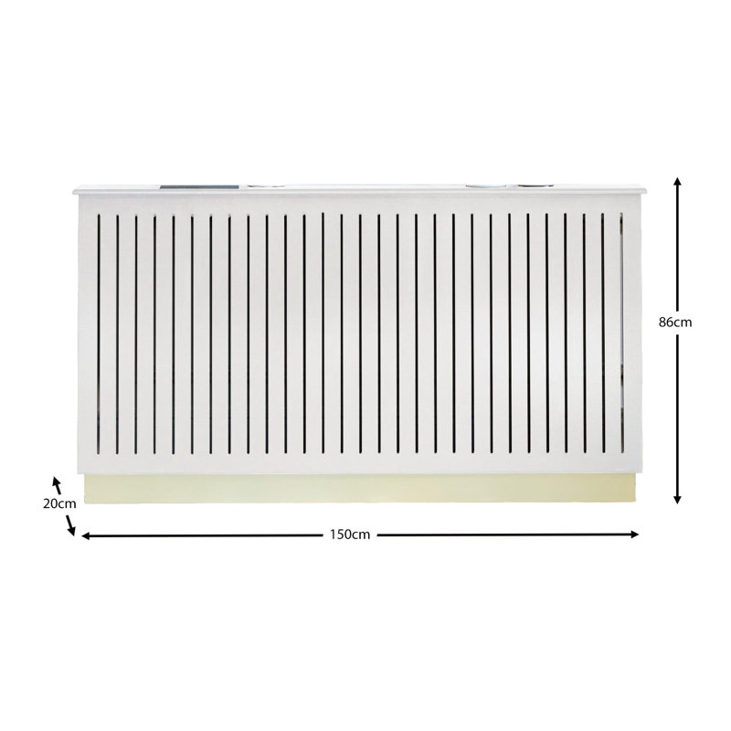 Bellandra Radiator Covers Plumbing Plumbing - Core - EU ONLY, 82cm H x 150cm W x 20cm D