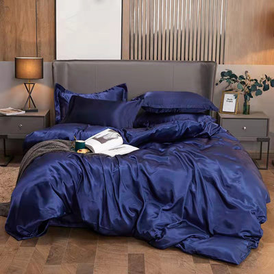 Satin Solid Colour Sheet Set