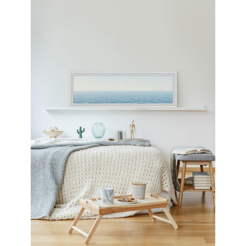 Sea Wide - Single Picture Frame Print, 38cm H x 114cm W x 3.81cm D
