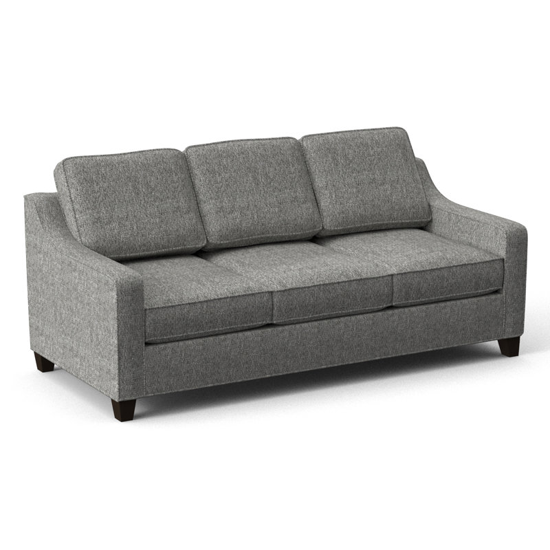 Clark 82" Square Arm Sofa Bed Sleeper with Reversible Cushions, Cafelle, Innerspring, Connelly Dove