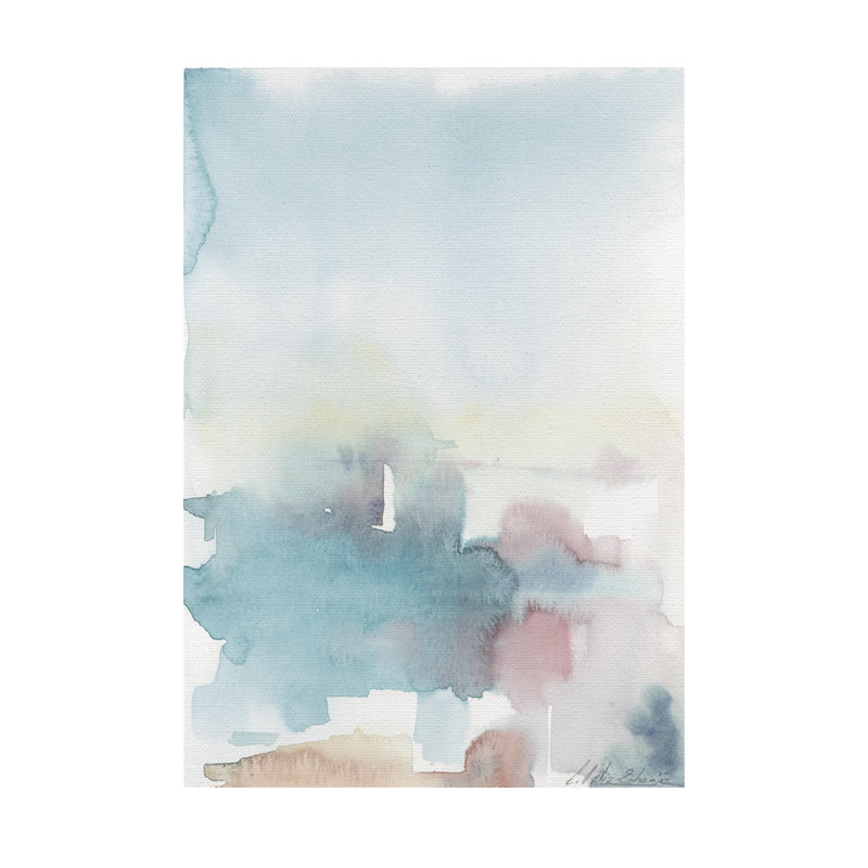 Abstract Abstracto Calma 3 by César Ortiz Echagüe - Wrapped Canvas Painting, 120cm H x 80cm W x 3cm D