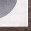 Tapis géométrique minimaliste crème Jarrel Rugs DECO DEC130A-988417704