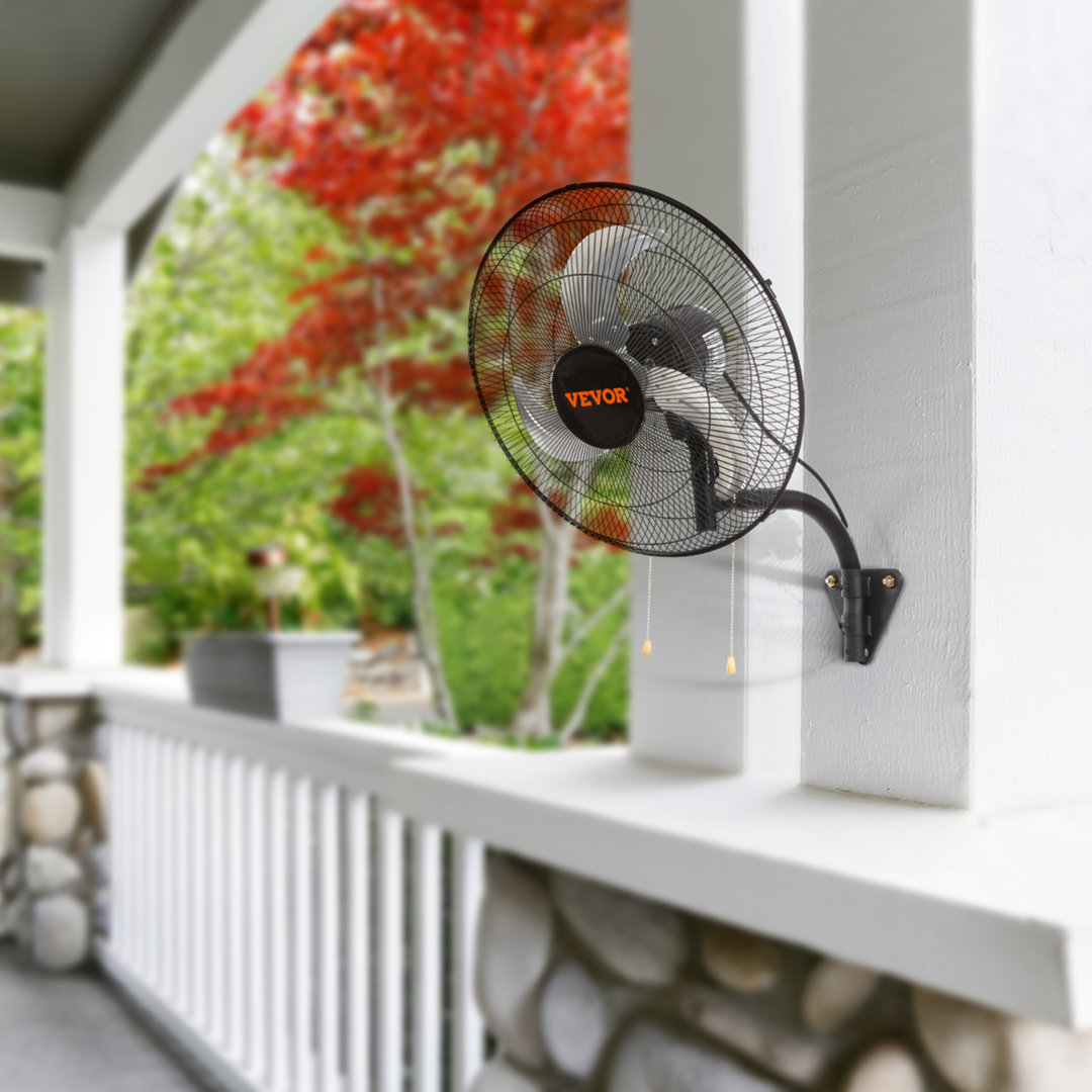 VEVOR 27.2'' Oscillating Wall Mounted Fan Fan VEVOR