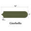 Carrelage mural en céramique brillante 3D 3 po x 12 po Feather (20 pièces, 4,84 pieds carrés / caisse)-116820840