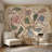 Muted Green Wallpaper Vintage Removable Celestial Wall Decor-807677847-807677854