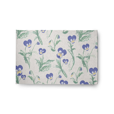 Arelyn Chenille Floral Indoor / Outdoor Rug