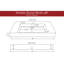 Plateau de meuble-lavabo simple 48 po avec lavabo Amelia-50563523
