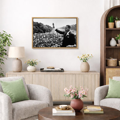 Art de Martin Luther King Jr. March sur Washington, images de salon, impression sur toile, impression sur toile encadrée.