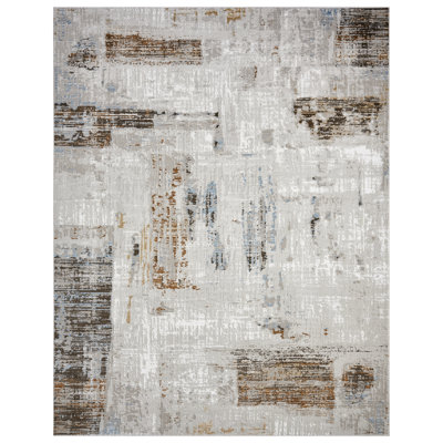 Bunnell Abstract Block Wash Area Rug