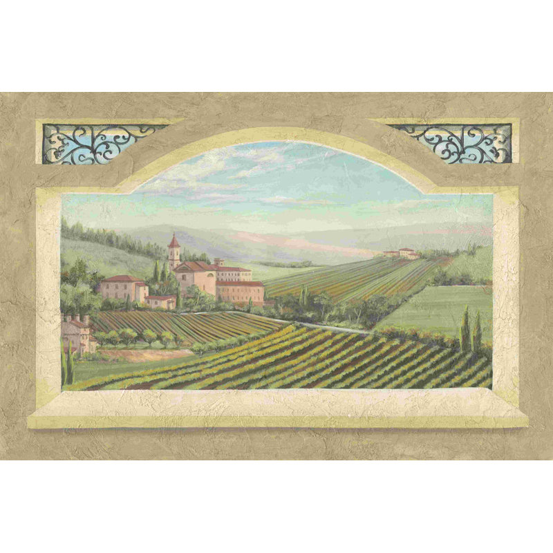 Vineyard Window II, H 8 po x l 12 po