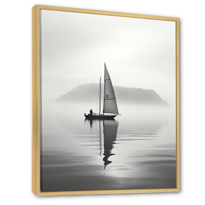 Voilier «Simplicity at Lake» sur toile