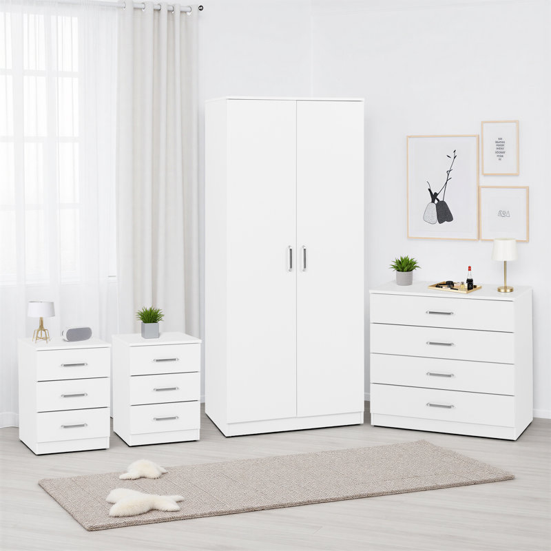 Sumrah Piece Bedroom Set, White