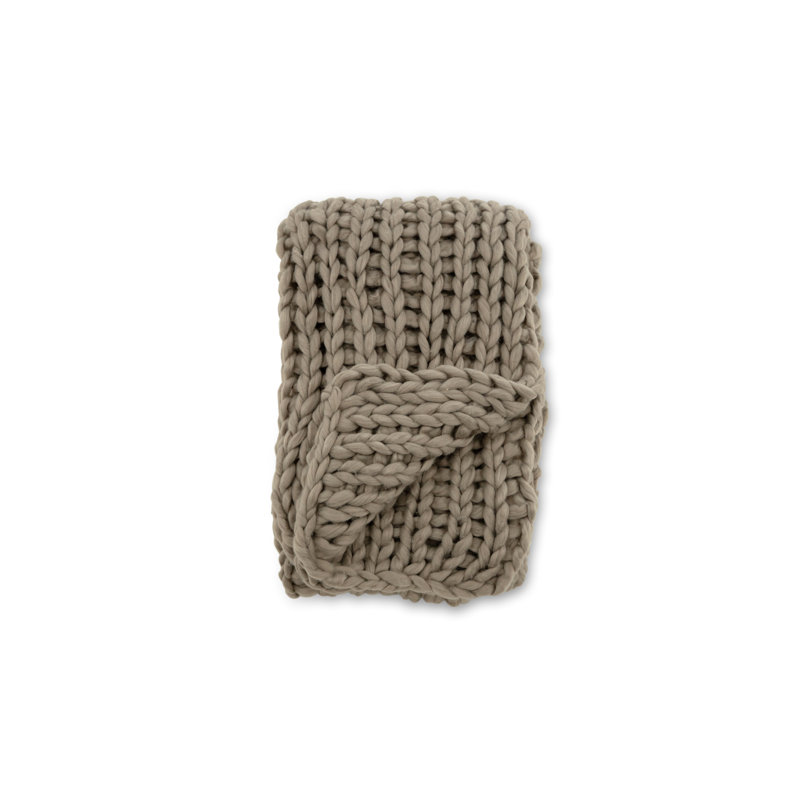 Frizzleburg Throw Blanket, Brown
