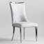 Chaise d'appoint rembourrée en velours Kiaron