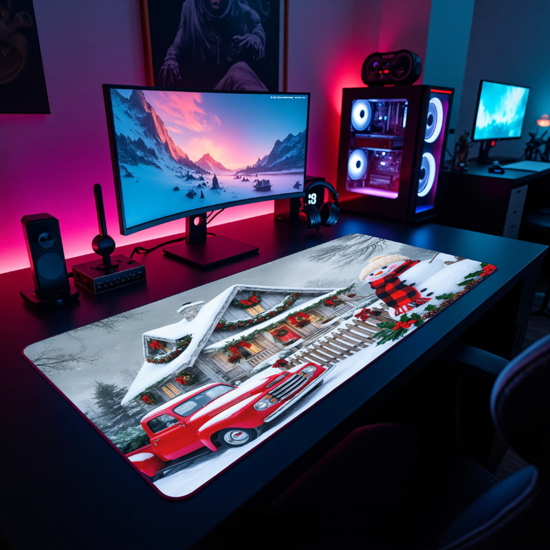 Polyester Desk Pad, 23.6x13.8